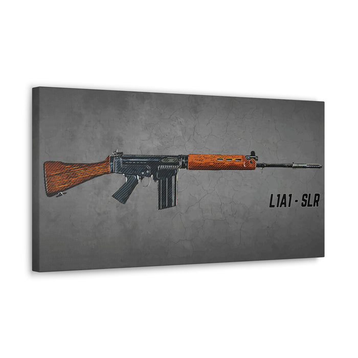 Canvas Wall Art - L1A1 Military Rifle Design