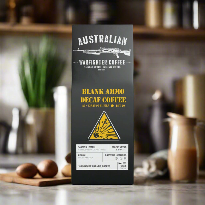 Blank Ammo Decaf Coffee Blend (Medium Roast)