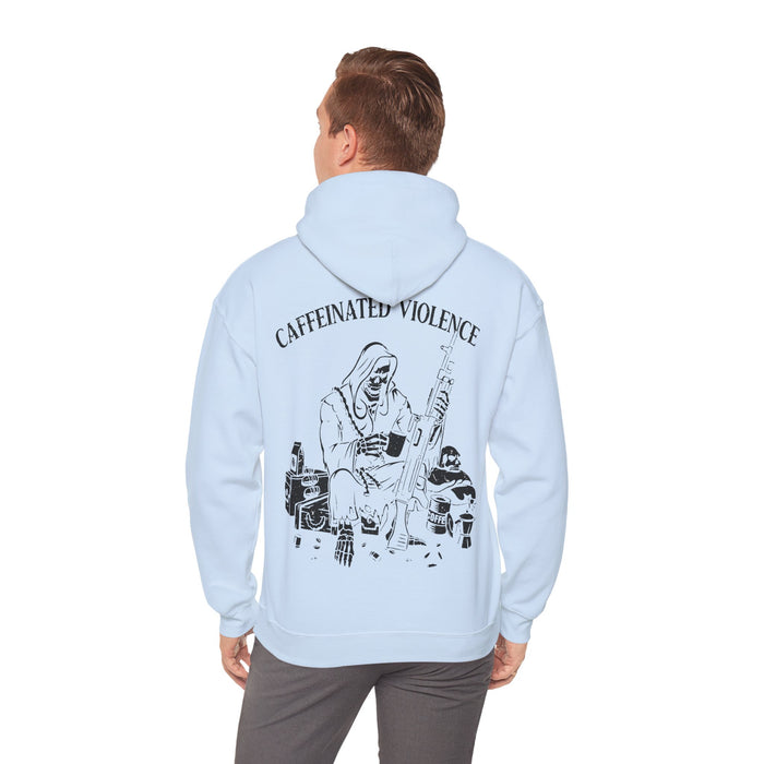 CAFFIENATED VIOLENCE - Hooded Sweatshirt