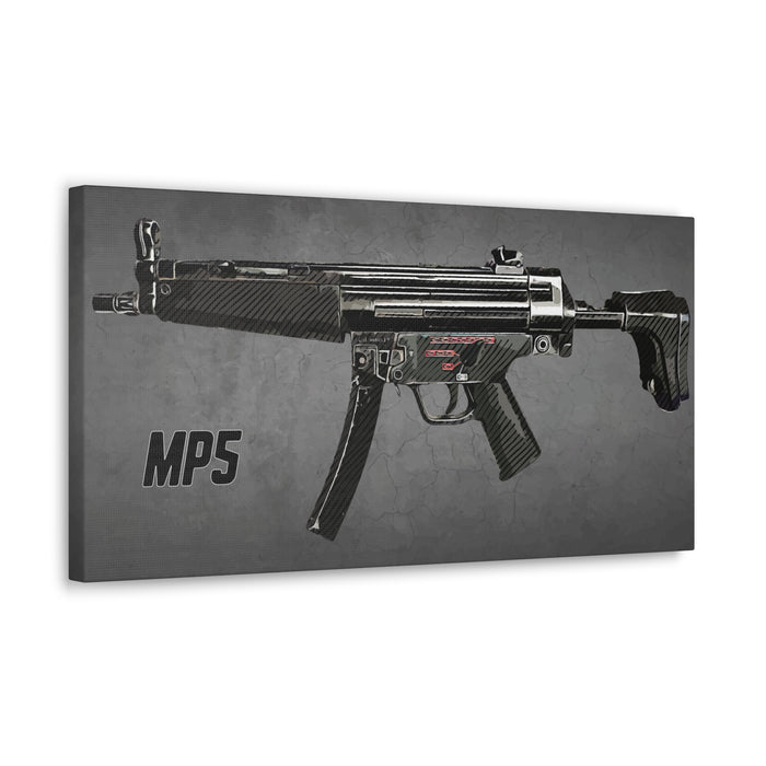 Canvas Art Print - MP5 Digital Art