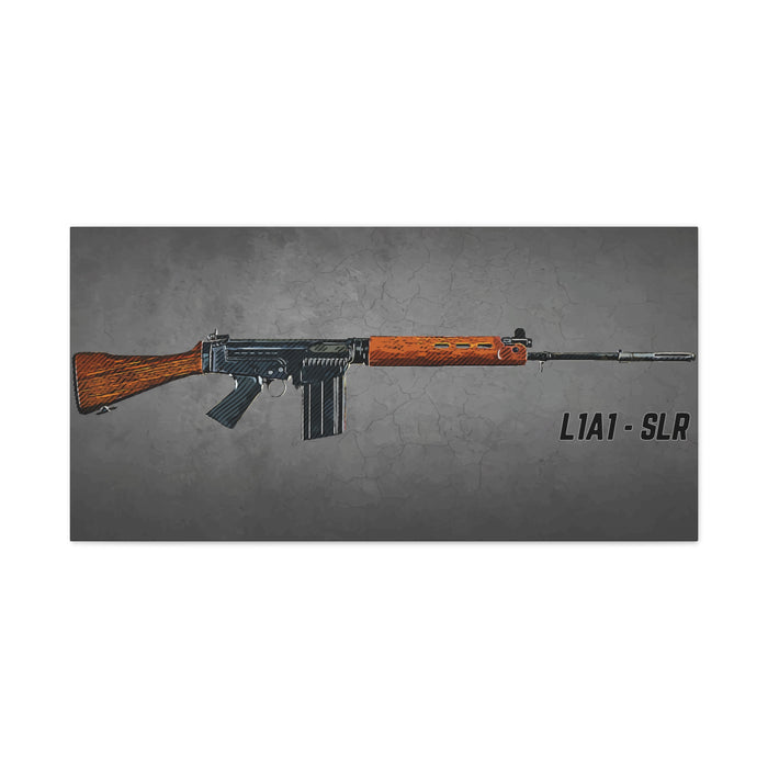 Canvas Wall Art - L1A1 Military Rifle Design