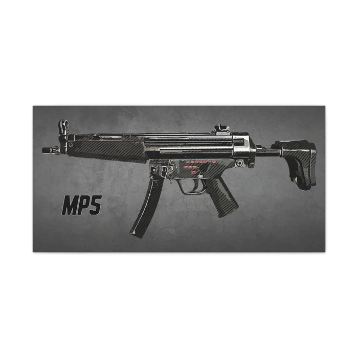 Canvas Art Print - MP5 Digital Art