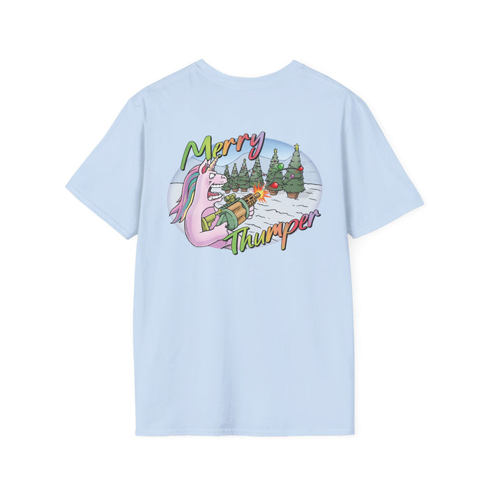 Christmas Adults Shirt - Merry Thumper Unisex T-Shirt