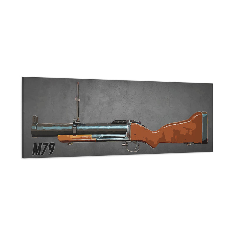 M79 - Stretched Wall Decor for Military Enthusiasts