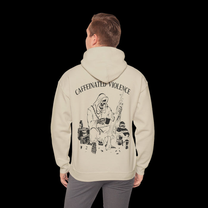 CAFFIENATED VIOLENCE - Hooded Sweatshirt