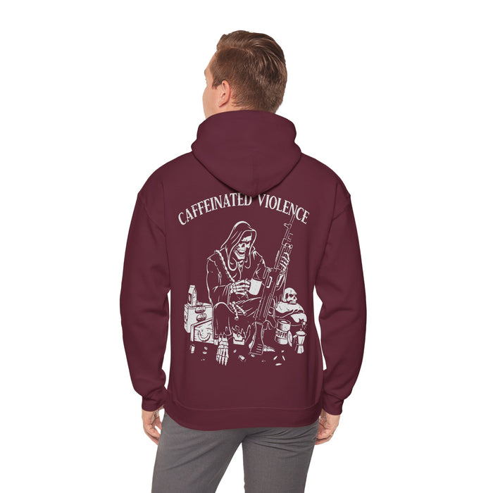 CAFFIENATED VIOLENCE - Hooded Sweatshirt