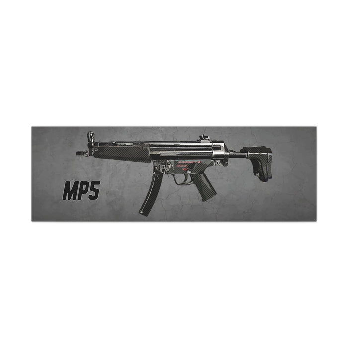 Canvas Art Print - MP5 Digital Art