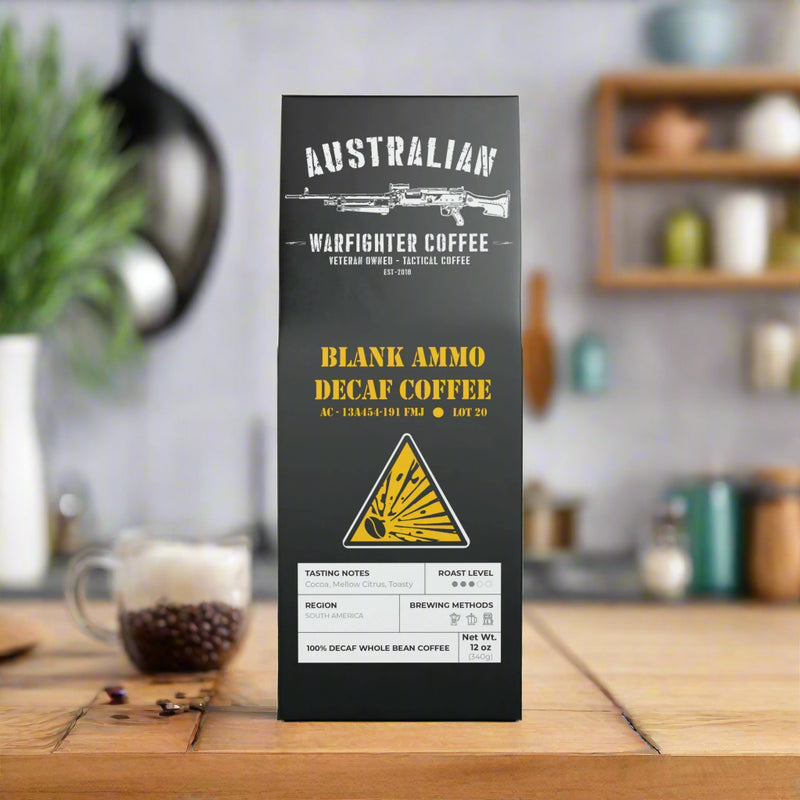 Blank Ammo Decaf Coffee Blend (Medium Roast)