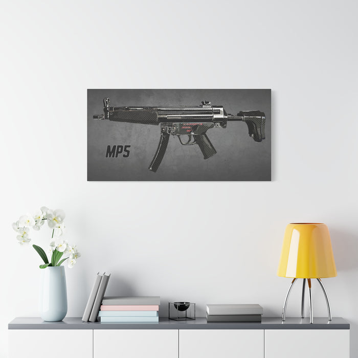 Canvas Art Print - MP5 Digital Art