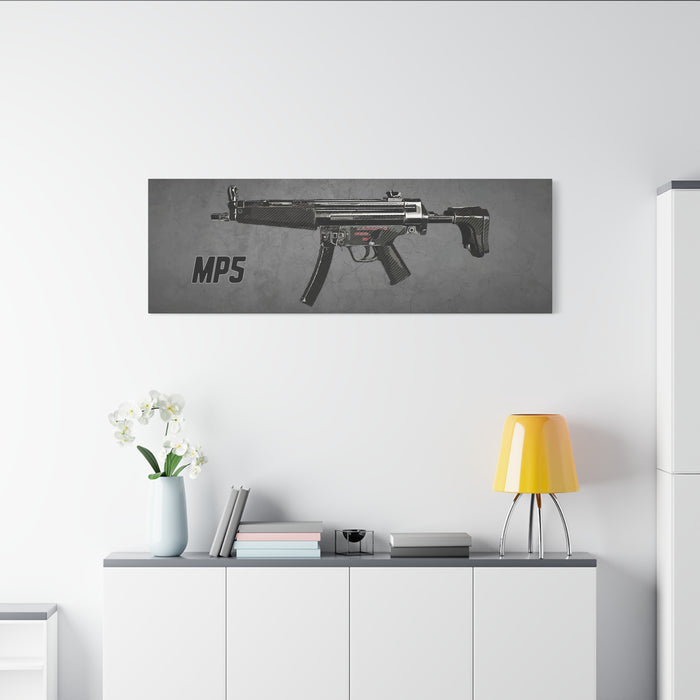 Canvas Art Print - MP5 Digital Art