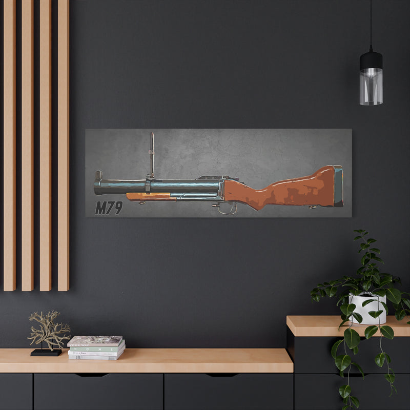 M79 - Stretched Wall Decor for Military Enthusiasts