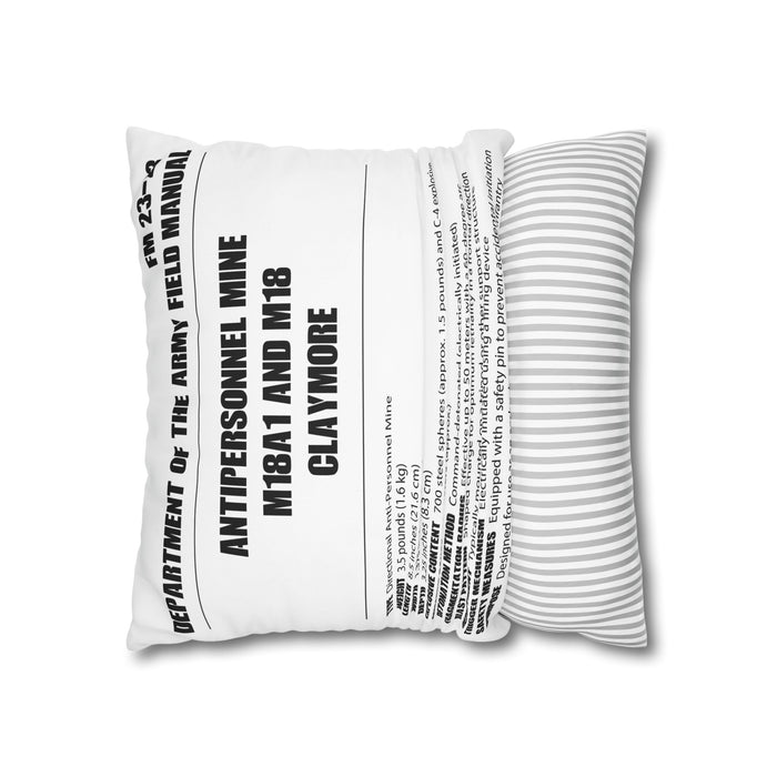 Square Poly Canvas Pillowcase