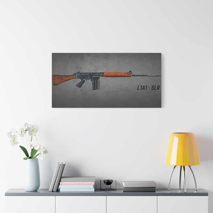 Canvas Wall Art - L1A1 Military Rifle Design