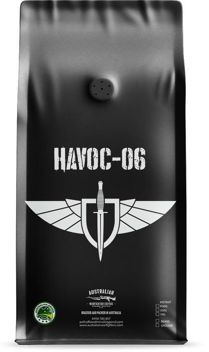 Australian Warfighters Coffee - HAVOC-06 Blend