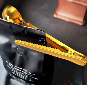 Gold Stainless Steel Scoop Clip