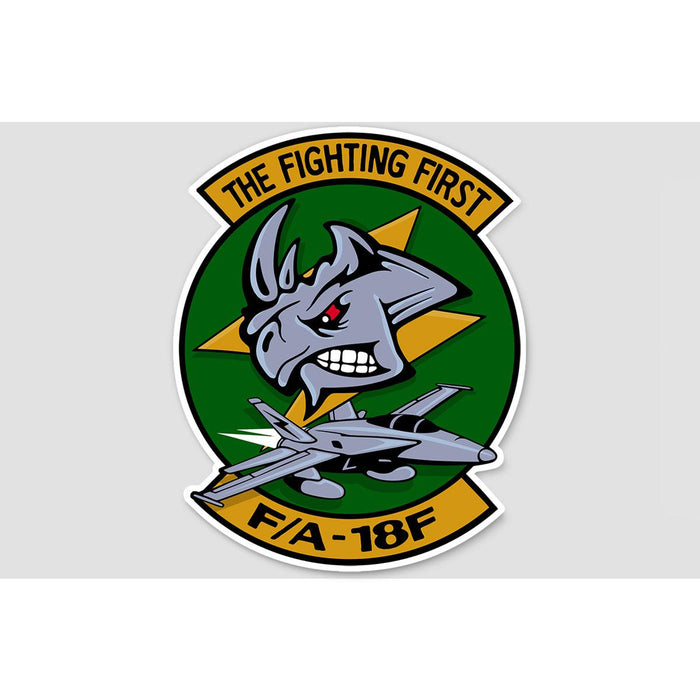 F/A-18 'THE FIGHTING FIRST' Sticker - Mach 5
