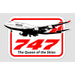 747 'QUEEN OF THE SKIES' Sticker - Mach 5