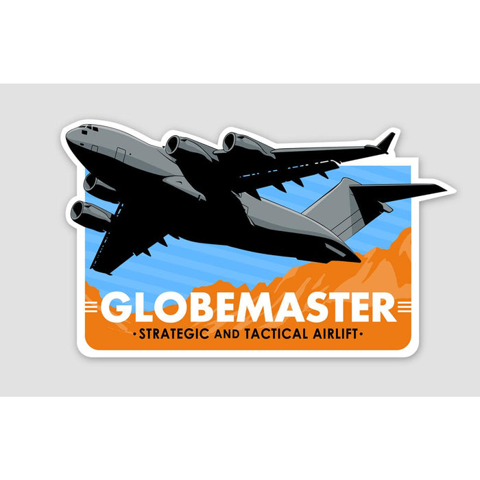 C-17 GLOBEMASTER Sticker - Mach 5